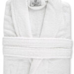 HYGOSTAR badjas met sjaalkraag, maat L, van katoen
