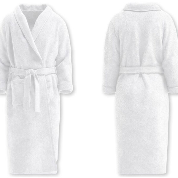 HYGOSTAR badjas met sjaalkraag, maat L, van katoen