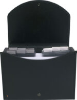 EXACOMPTA Vakkenmap Exacase, 13 vakken, zwart