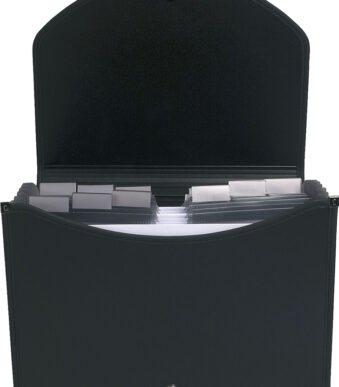 EXACOMPTA Vakkenmap Exacase, 13 vakken, zwart