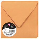 Pollen by Clairefontaine envelop 140 x 140 mm, clementine, 120 g/m²