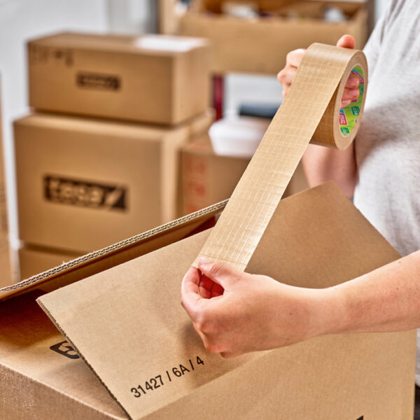 tesapack PAPER ULTRA STRONG papieren plakband, 50mm x 25m
