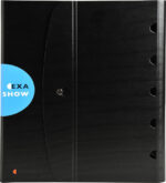 EXACOMPTA tafel-flipover Exashow, A4 liggend, PP, zwart