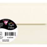 Pollen by Clairefontaine envelop 90x140 mm, 120 g/m2, naturelwit