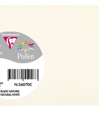 Pollen by Clairefontaine briefkaarten 82 x 128 mm, naturelwit, 210 g/m2