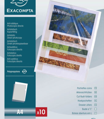 EXACOMPTA zichthoes, DIN A4, PP 0,12 mm, glashelder