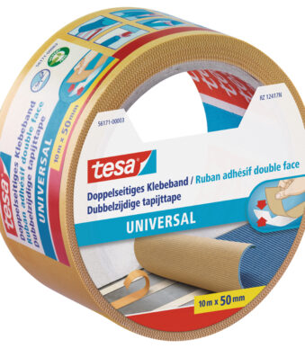 tesa tweezijdige tape universal, 50 mm x 10 m