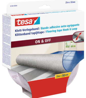 tesa klittenband-tapijttape, 50 mm x 25 m