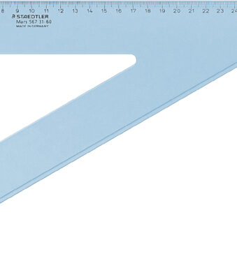 STAEDTLER tekendriehoek Mars, 60 graden, hypothenusa: 320 mm