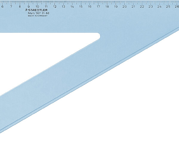 STAEDTLER tekendriehoek Mars, 60 graden, hypothenusa: 320 mm