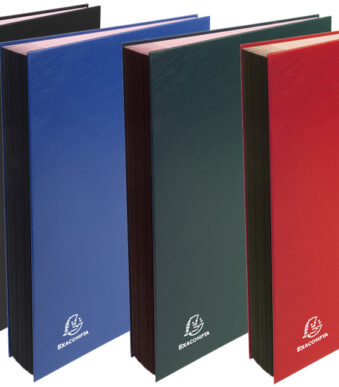 EXACOMPTA handtekenmap/vloeiboek, DIN A4, 20 vakken, rood