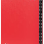 EXACOMPTA pultordner/sorteerordner, DIN A4, 1-31, 32 vakken, rood