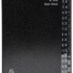 EXACOMPTA pultordner/sorteerordner, DIN A4, 1-12/1-31/, 44 vakken, zwart