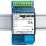 W&T SIP Ring Switch 4xOut, 10/100 BaseT, blauw