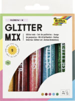 folia glitter-mix 'Rainbow', 5 tubes à 14 g