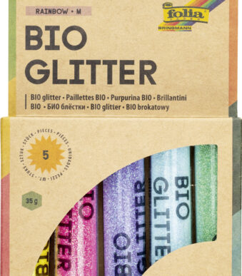 folia BIO glitter mix RAINBOW 'M'