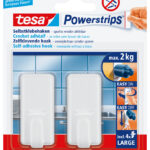 tesa Powerstrips haken LARGE Classic, wit, 2 kg