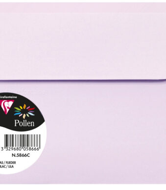 Pollen by Clairefontaine envelop 114 x 162 mm, sering, 120 g/m²