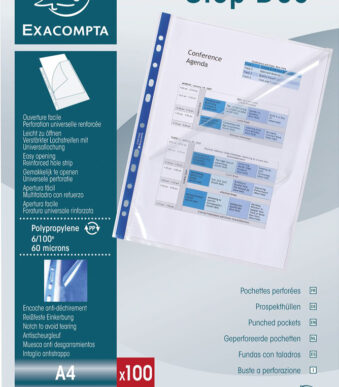 EXACOMPTA brochurehoes Stop Doc, DIN A4, PP, transparant