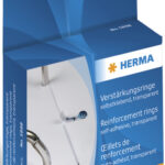 HERMA ponsgatversterkingsringen, van kunststof, transparant, 12 mm