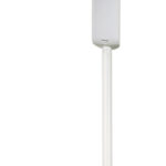 KLEIBER LED-staande lamp met klem en loep, wit