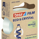 tesa Film ECO en CRYSTAL, transparant, 19 mm x 10 m