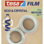 tesa Film ECO en CRYSTAL, transparant, 19 mm x 10 m, blister