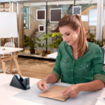 tesa tafel afroller Easy Cut Economy, gevuld, zwart