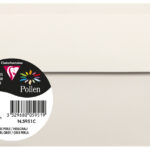 Pollen by Clairefontaine envelop 90x140 mm, lichtgrijs, 120 g/m²