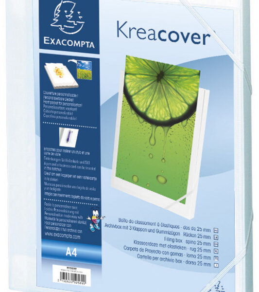 EXACOMPTA verzamelbox Kreacover, A4, PP, 25 mm, wit