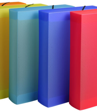 EXACOMPTA archiefdoos Linicolor, PP, 60 mm, kleuren assorti