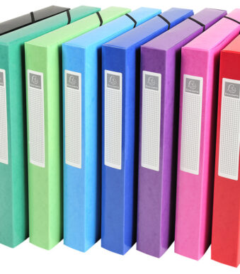 EXACOMPTA verzamel-/opbergdoos Iderama, karton, DIN A4, 40 mm, assorti