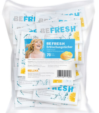 HELLMA verfrissingsdoekjes ´befresh´, in polyzak