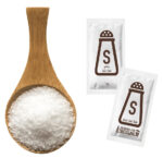 HELLMA portieverpakking zout, afzonderlijk verpakt, in doos