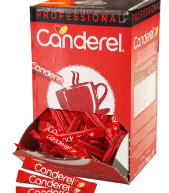 Canderel zoetstof sticks, in displaydoos