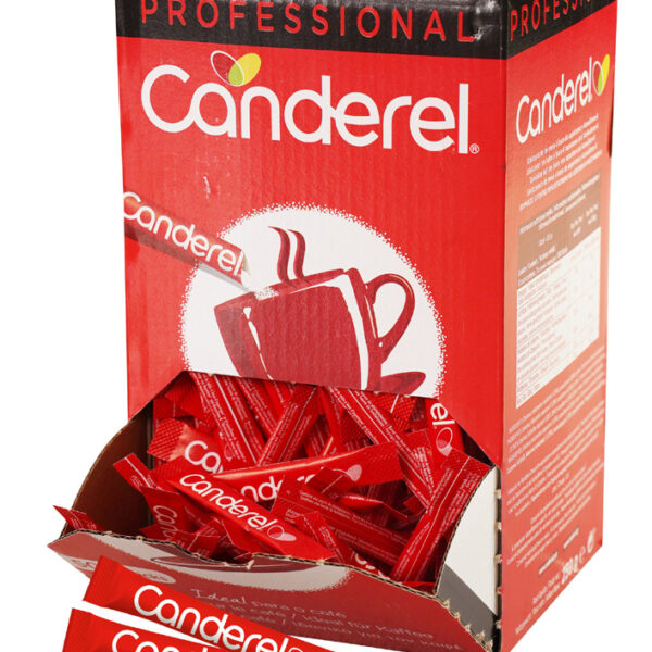 Canderel zoetstof sticks, in displaydoos