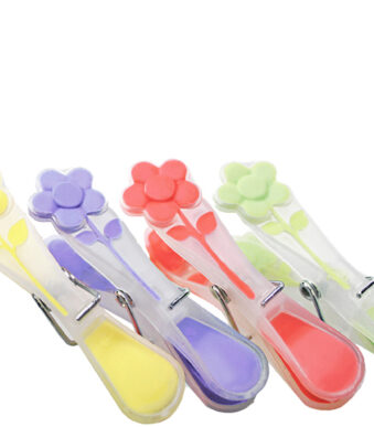 Peggy Perfect wasknijpers 'Sunflower', 12 stuks