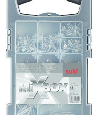 suki. Mixbox ´schroeven voor buiten´, 470 delig