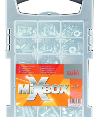 suki. Mixbox ´metrische bouten´, 480 delig
