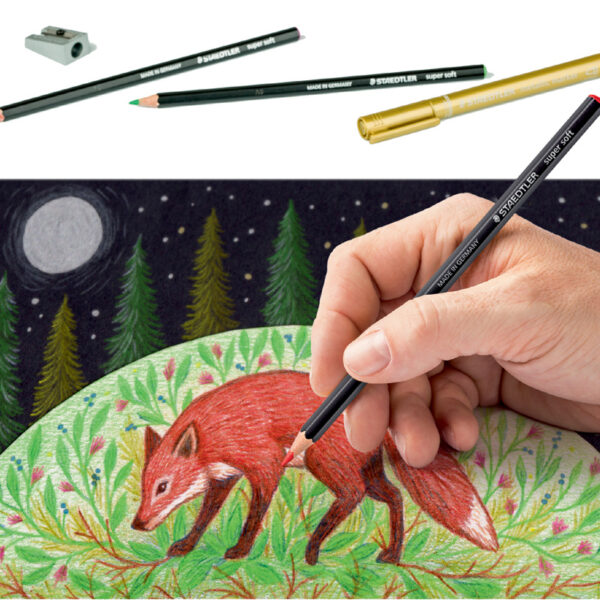 STAEDTLER tekenset Black & White Design Journey, 17-delig