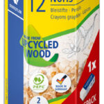 STAEDTLER potlood Noris, 12 stuks in promopak + vlakgum