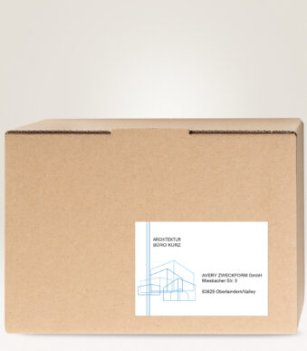 AVERY etiketten, 210 x 148 mm, wit, 200 vel, permanent