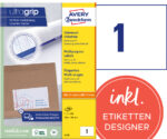AVERY etiketten, 210 x 148 mm, wit, 200 vel, permanent