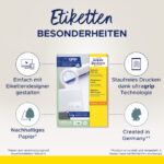AVERY etiketten, 210 x 148 mm, wit, 200 vel, permanent