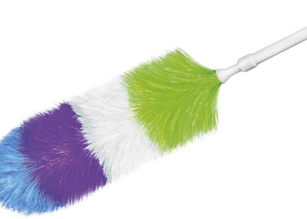 Peggy Perfect plumeau synthetisch, met telescoopsteel