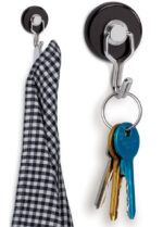 MAUL magneet met carrouselhaak, diameter: 35 mm, zwart