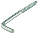 suki. schroefhaak, recht, 40 x 3,0 mm, verzinkt, 25 stuks