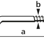 suki. schroefhaak, gebogen, 30 x 2,6 mm, verzinkt, 30 stuks