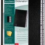 EXACOMPTA sorteermap Ordonator, A4, A-Z, 26 vakken, zwart