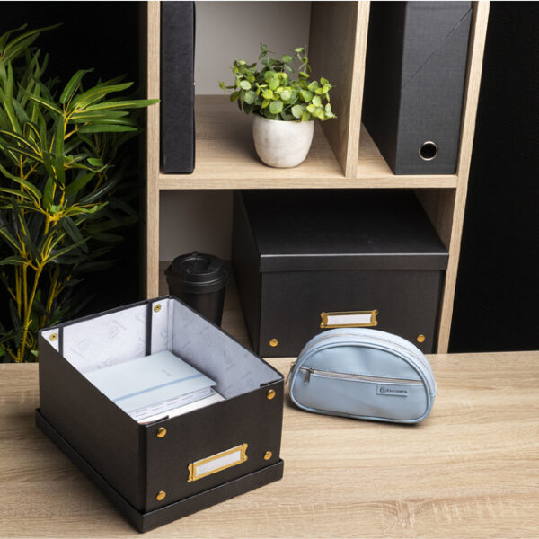 EXACOMPTA opbergbox Neo Deco, DIN A5+, zwart